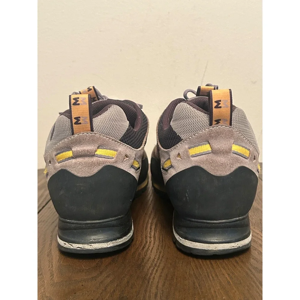 Garmont Dragontail Gore-Tex Hiking Shoes Men's Size 11.5 Gray & Yellow leather